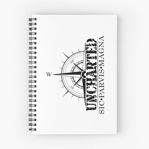 Artikelvorschau, Uncharted - Sic Parvis Magna Design 2 mit Kompass entworfen und verkauft von ParadiM-eadors-.