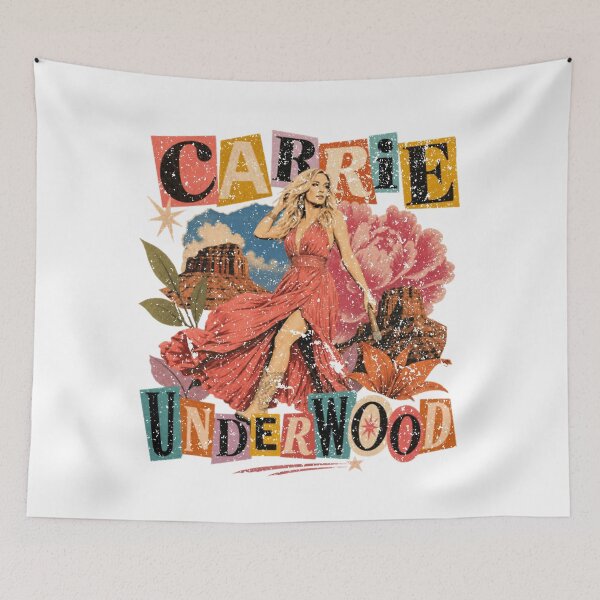 Item preview, Vintage Carrie Underwood Fan Art  designed and sold by omorrowsgStudio.