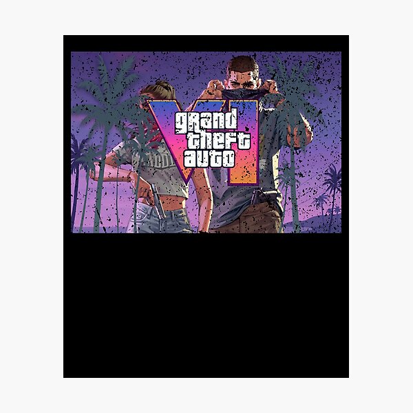Item preview, Grand Theft Auto VI (GTA 6) Lucia Caminos and Jason Duval Relaxed designed and sold by platzmaurice.