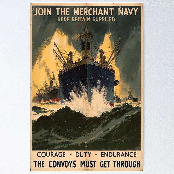 Item preview, Merchant Navy Men of the Atlantic designed and sold by Skyframe Aviation.