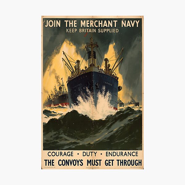 Item preview, Merchant Navy Men of the Atlantic designed and sold by Skyframe Aviation.