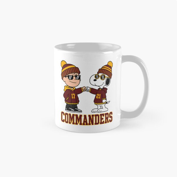 Item preview, Charlie Brown & Snoopy Washington Commanders Football Retro F266 designed and sold by GLUVY-THEME.