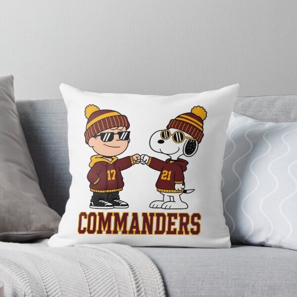 Item preview, Charlie Brown & Snoopy Washington Commanders Football Retro F266 designed and sold by GLUVY-THEME.