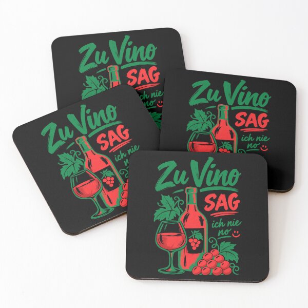 Item preview, Wine To Vino I Never Say No Red Wine designed and sold by LuminOrb.