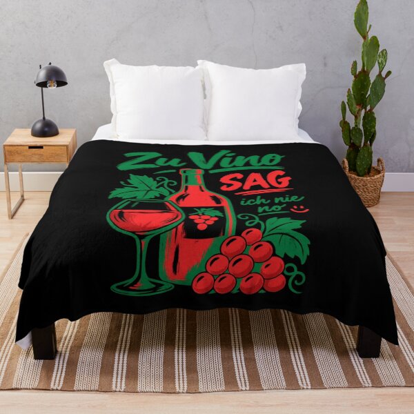 Item preview, Wine To Vino I Never Say No Red Wine designed and sold by LuminOrb.