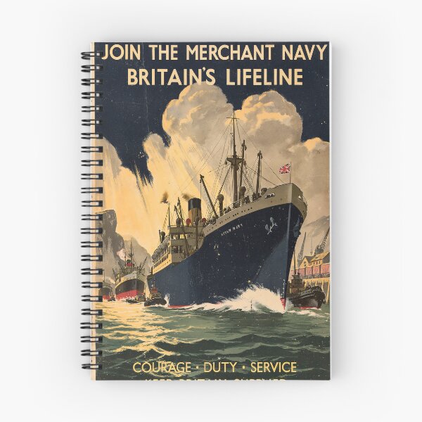 Item preview, Merchant Navy Courage Duty Endurance designed and sold by Skyframe Aviation.