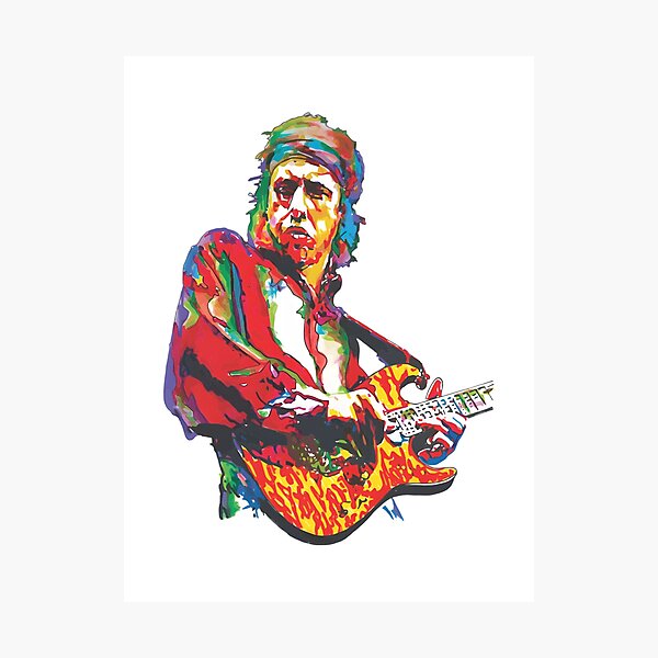 Item preview, Classic Rock Band Dire Straits Inspired Vintage Style Design designed and sold by michelebilko.