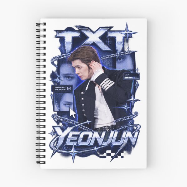 Item preview, Neon Blue UI Overlay TXT Yeonjun Iconic Stage Moment designed and sold by Valeree Store.