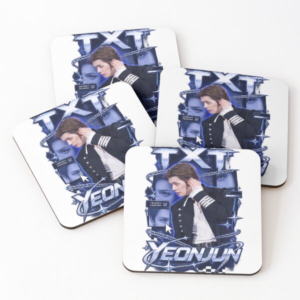 Item preview, Neon Blue UI Overlay TXT Yeonjun Iconic Stage Moment designed and sold by Valeree Store.