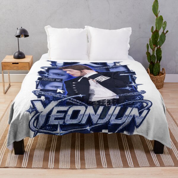 Item preview, Neon Blue UI Overlay TXT Yeonjun Iconic Stage Moment designed and sold by Valeree Store.