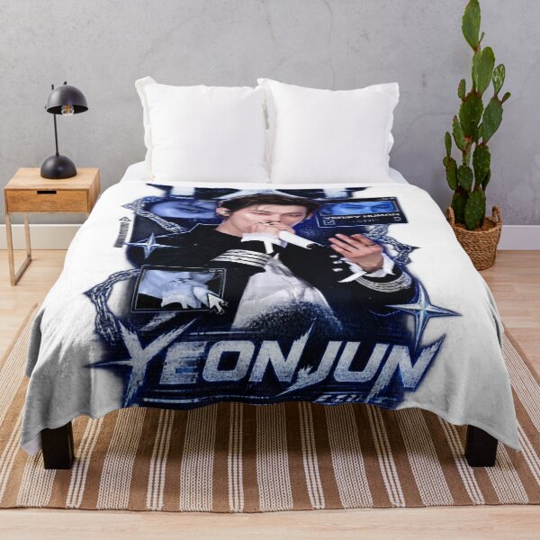 Item preview, Electric Blue Cyber Glitch TXT Yeonjun Performance Visual designed and sold by Valeree Store.