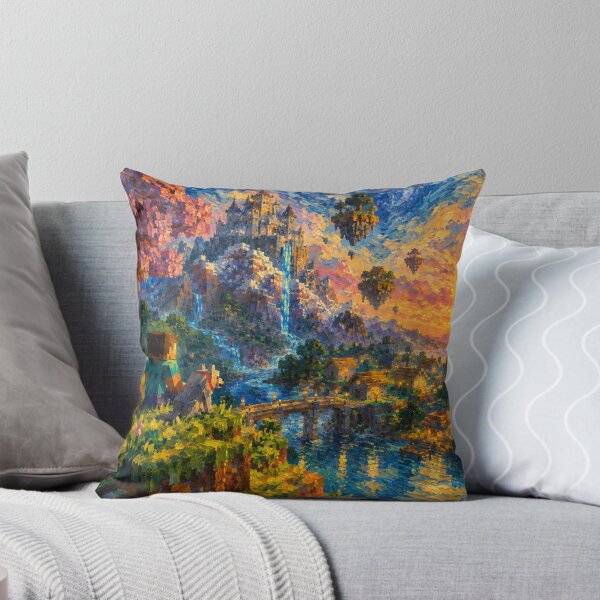 Item preview, Pixel Landscape Impressionism designed and sold by FeelTheDrawing.
