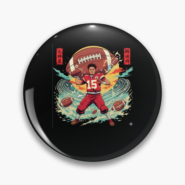 Artikelvorschau, Football-Quarterback-Pose im Anime-Stil entworfen und verkauft von DeclanHam.