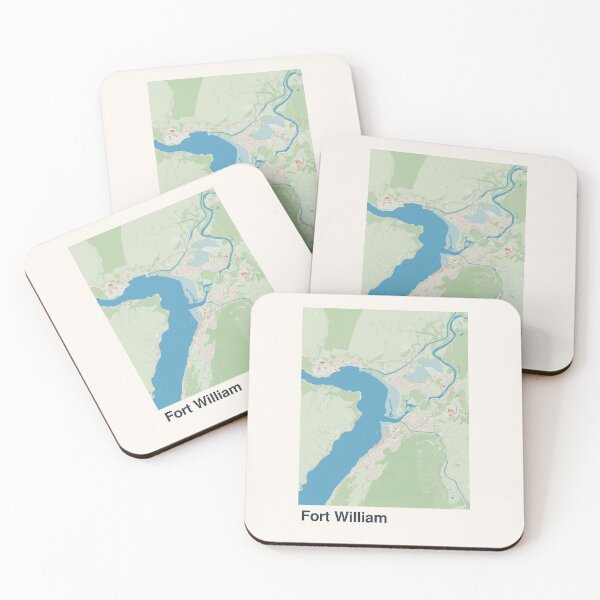 Item preview, Fort William Minimalistic Map Art designed and sold by MapsNerd.