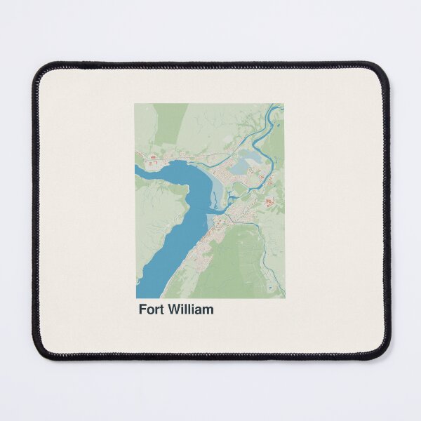 Item preview, Fort William Minimalistic Map Art designed and sold by MapsNerd.