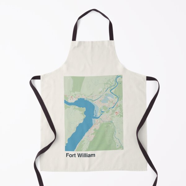 Item preview, Fort William Minimalistic Map Art designed and sold by MapsNerd.