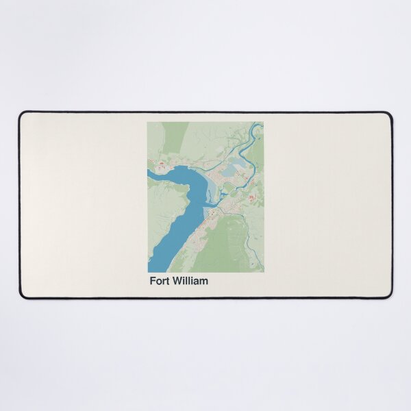 Item preview, Fort William Minimalistic Map Art designed and sold by MapsNerd.