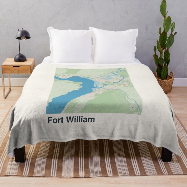 Item preview, Fort William Minimalistic Map Art designed and sold by MapsNerd.