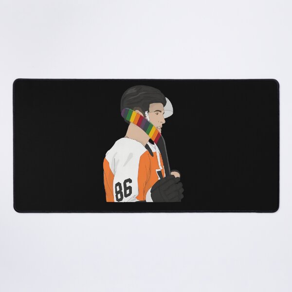 Item preview, Rainbow Hockey Player 86 Pride designed and sold by RicharVanTassel.