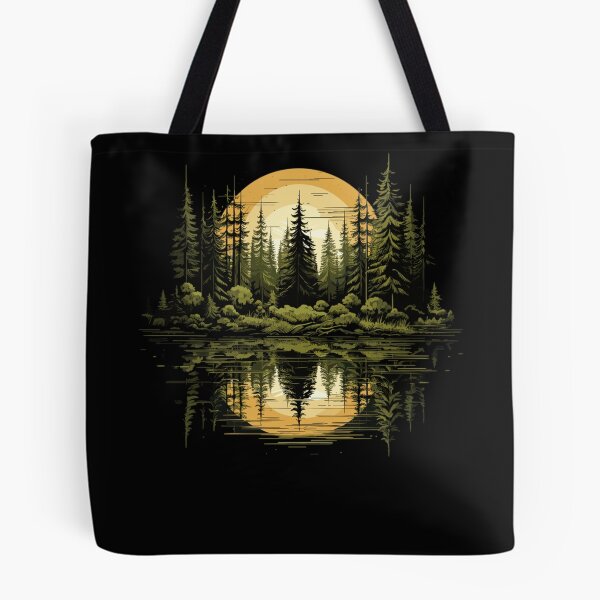 Item preview, Nature Reflection Forest Trees Outdoor Wildlife designed and sold by TaraxDoolittle.