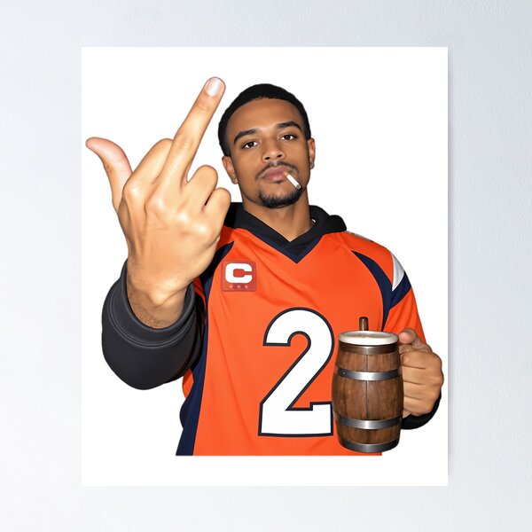 Item preview, Denver Broncos Patrick Surtain Ii Drinking Amp Middle Finger designed and sold by carlocurley.