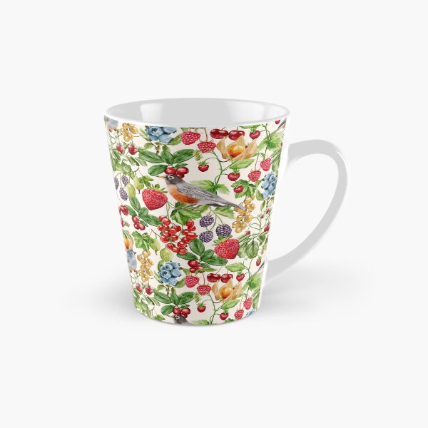 Item preview, Watercolor Birds and Berries Botanical Garden on Cream designed and sold by Nobody Shadow Art.