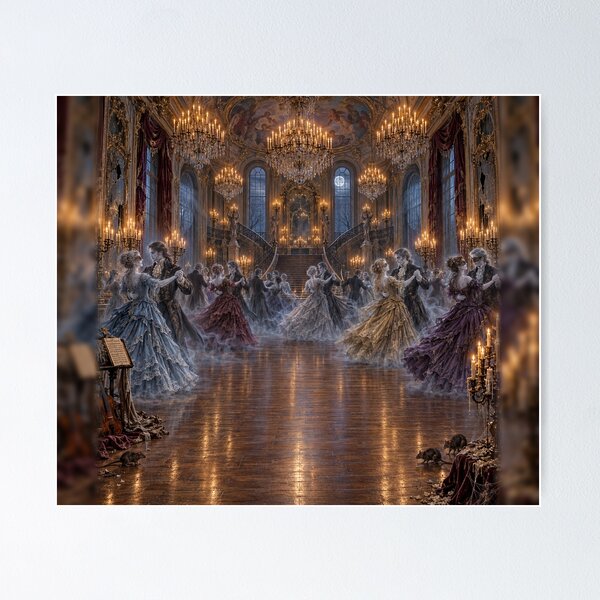 Item preview, Eternal Waltz in a Haunted Ballroom:Backdrop designed and sold by TXLou.
