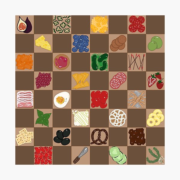 Item preview, Charcuterie Checkered designed and sold by ColorHopper.