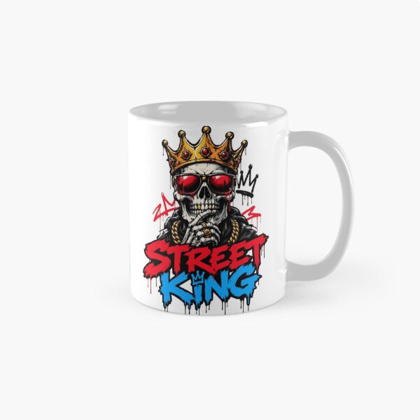 Item preview, Street King Urban Graffiti Skull Design designed and sold by StreetWave01.