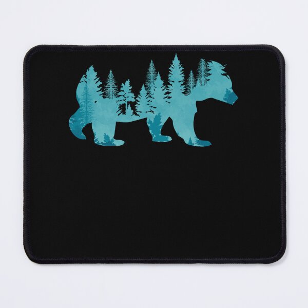 Item preview, Nature Forest Mountains Trees Wildlife Animal Brown Bear designed and sold by TaraxDoolittle.