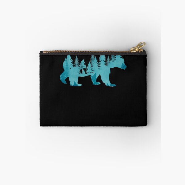 Item preview, Nature Forest Mountains Trees Wildlife Animal Brown Bear designed and sold by TaraxDoolittle.