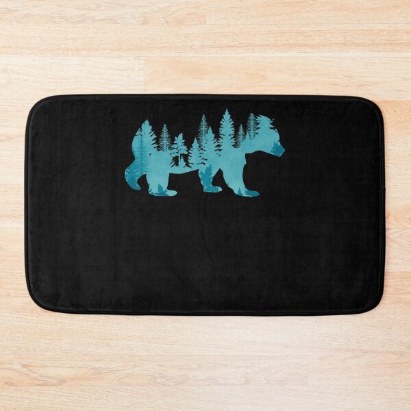Item preview, Nature Forest Mountains Trees Wildlife Animal Brown Bear designed and sold by TaraxDoolittle.
