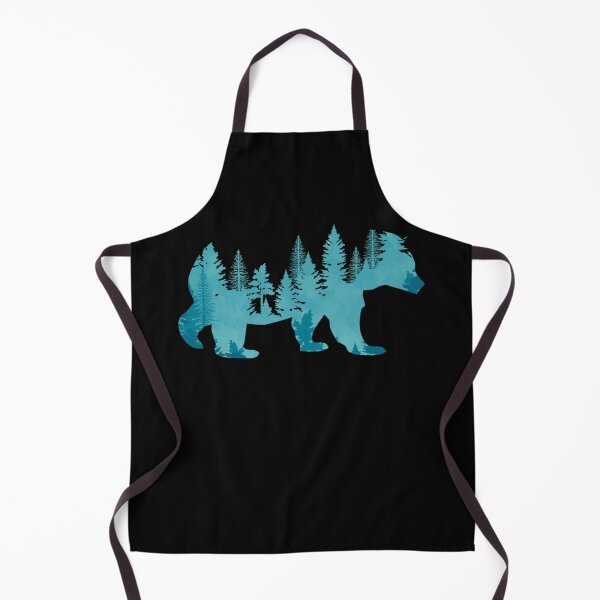 Item preview, Nature Forest Mountains Trees Wildlife Animal Brown Bear designed and sold by TaraxDoolittle.