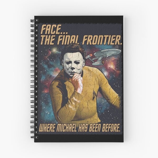 Item preview, Star Trek - Michael Myers Face… the final frontier. Where Michael has been before designed and sold by Spooky Sugar.