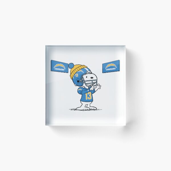 Item preview, Snoopy Chargers Fanatic Football  designed and sold by Gointhehosesh.