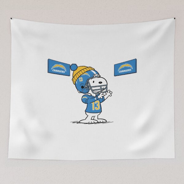 Item preview, Snoopy Chargers Fanatic Football  designed and sold by Gointhehosesh.