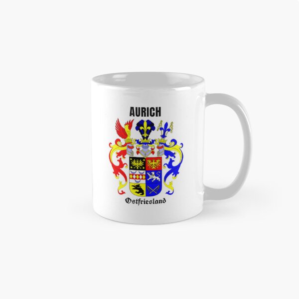 Artikelvorschau, Aurich - Ostfriesland Wappen - Ostfriesland Geschenk entworfen und verkauft von Loeppt.