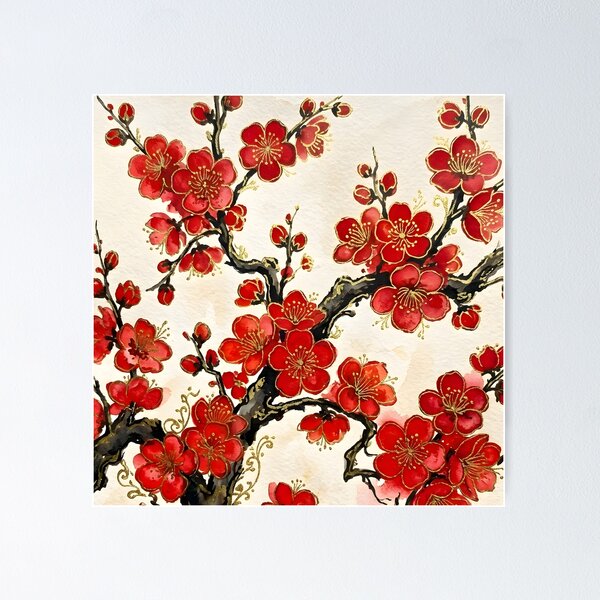 Item preview, Plum Blossom  designed and sold by GraphicsClub.