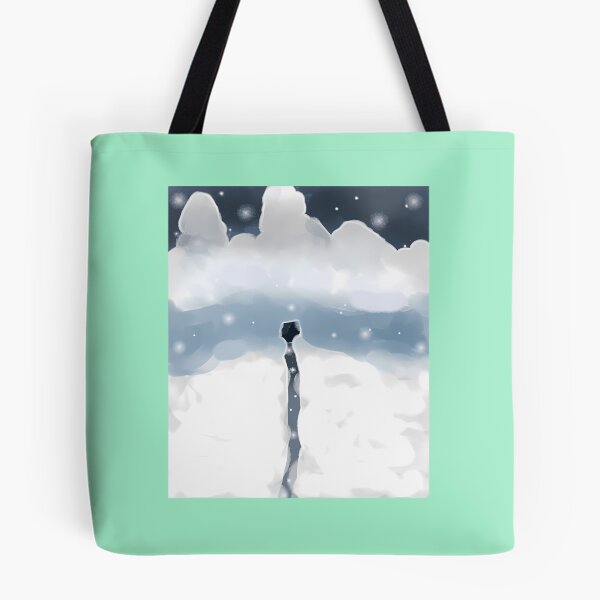 Item preview, Dreamy Cloud Ravine Midnight Starry Sky Wall Art designed and sold by CosmicStatic.