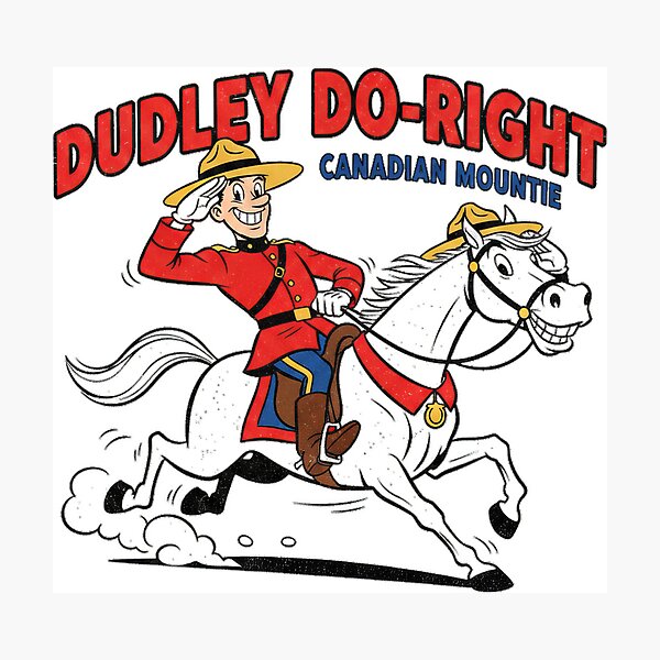 Item preview, Distressed Dudley Do-Right and Horse Authentic Vintage Style #947 designed and sold by shawn-muse.