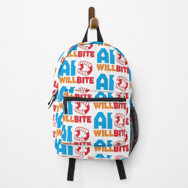 Item preview, AI WILL BITE - STICKER, AI, IT, INFORMATIVE, TYPOGRAPHY, WARN, CARE designed and sold by 440CREATIVES.