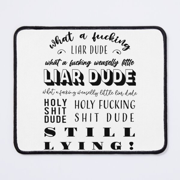 Item preview, Hasan Piker - What A Liar Dude Typography designed and sold by ri-npiegel.