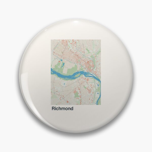 Item preview, Richmond Minimalistic Map Art designed and sold by MapsNerd.