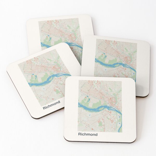 Item preview, Richmond Minimalistic Map Art designed and sold by MapsNerd.