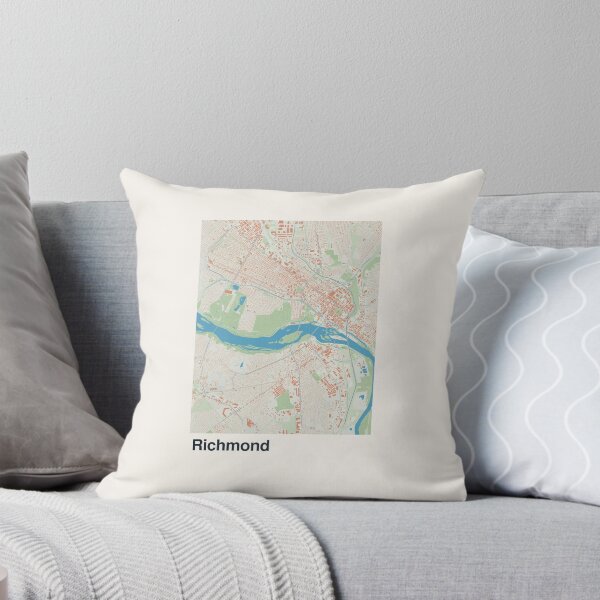 Item preview, Richmond Minimalistic Map Art designed and sold by MapsNerd.