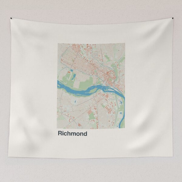 Item preview, Richmond Minimalistic Map Art designed and sold by MapsNerd.