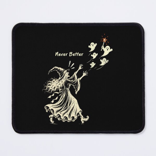 Item preview, Never Better Vintage Witch Funny Halloween Ghost Sarcastic Quote designed and sold by Ortigzitoun.
