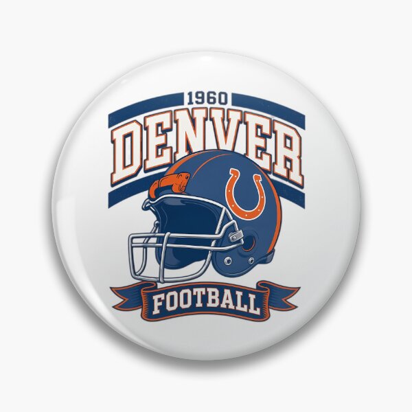 Item preview, Denver Football 1960 Helmet Classic Navy Orange Retro Nfl Fan Apparel designed and sold by carlocurley.