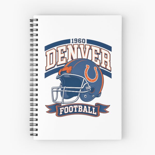 Item preview, Denver Football 1960 Helmet Classic Navy Orange Retro Nfl Fan Apparel designed and sold by carlocurley.