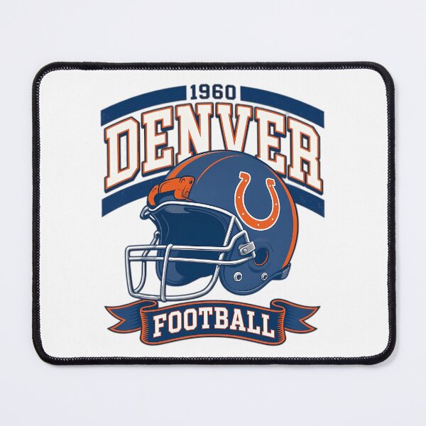 Item preview, Denver Football 1960 Helmet Classic Navy Orange Retro Nfl Fan Apparel designed and sold by carlocurley.